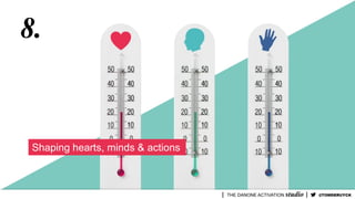 8.
Shaping hearts, minds & actions
@TOMDERUYCK
 