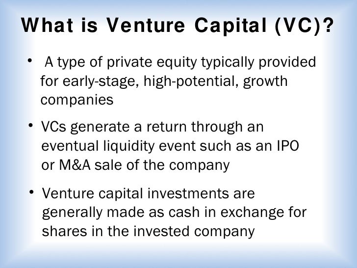 Venture Capital 101 - 웹