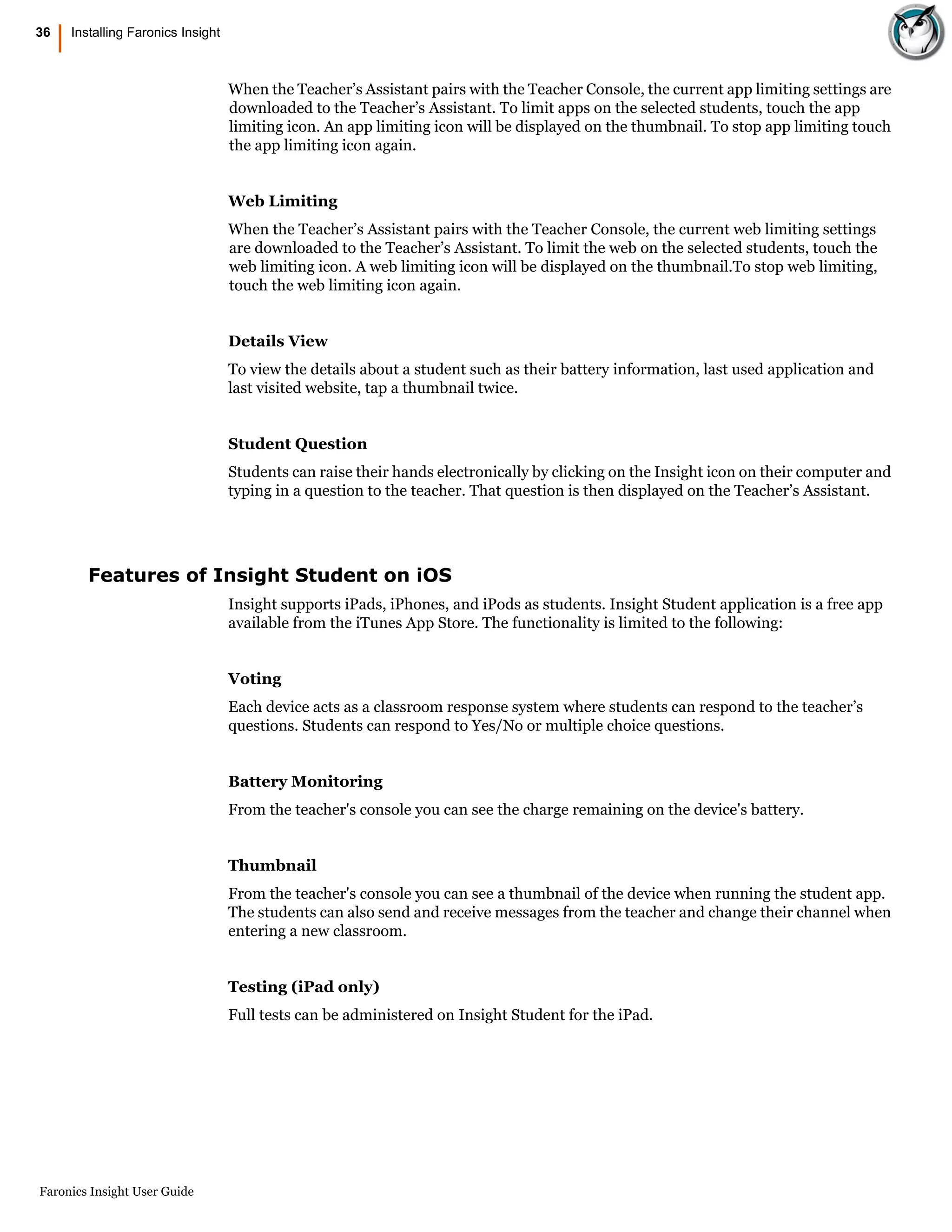 Faronics Insight User guide | PDF