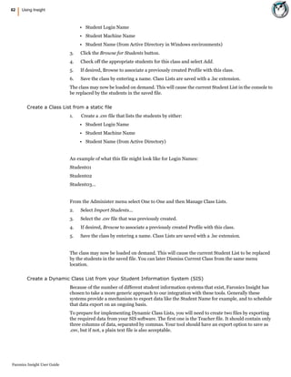 Faronics Insight User guide | PDF