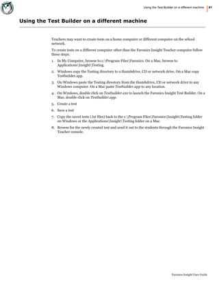 Faronics Insight User guide | PDF