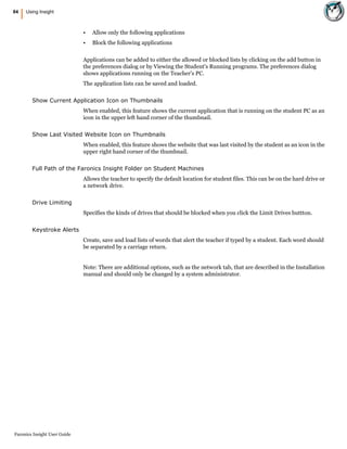 Faronics Insight User guide | PDF