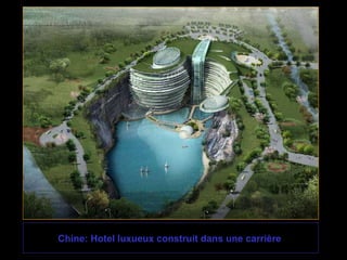 Chine: Hotel luxueux construit dans une carrière   