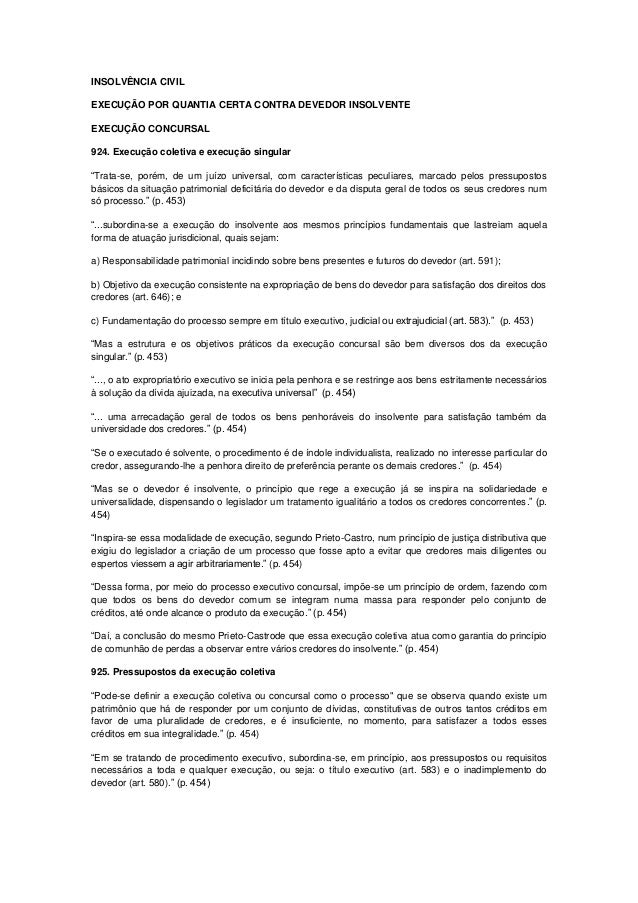 Insolvência civil Insolvência civil