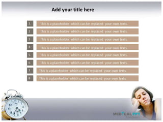 Insomnia Symptoms PowerPoint Template