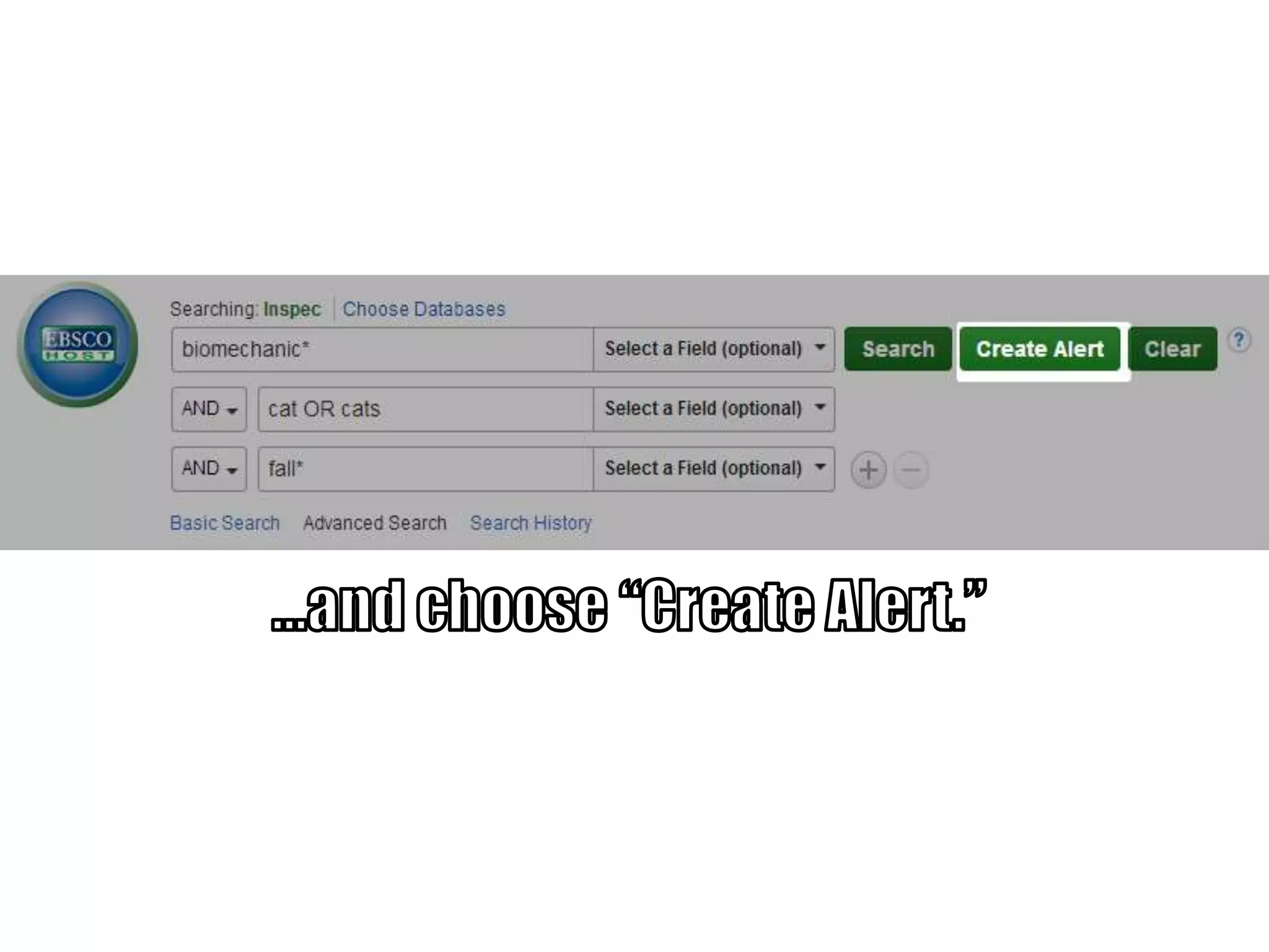 Creating Search Alerts in Inspec