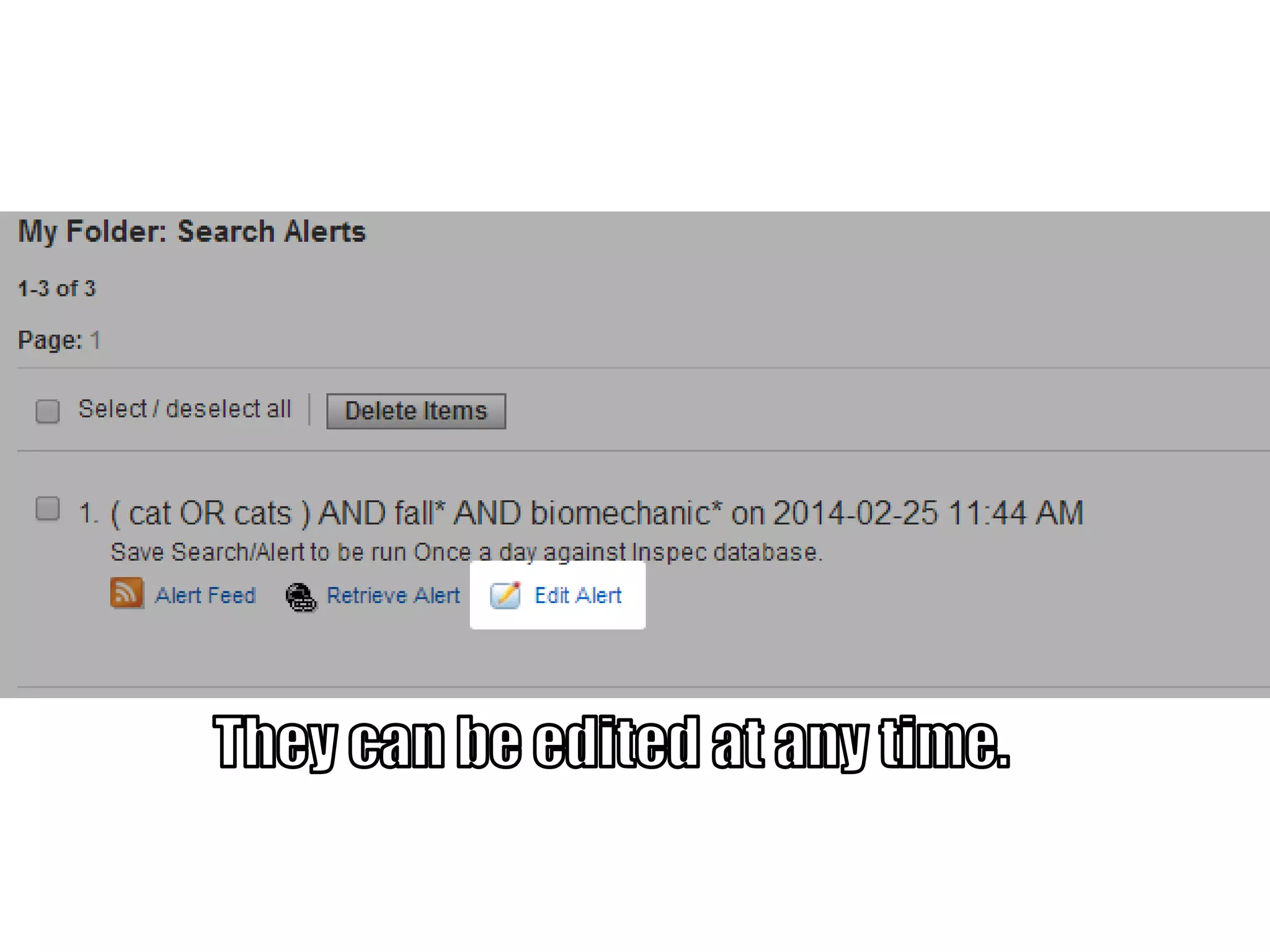 Creating Search Alerts in Inspec