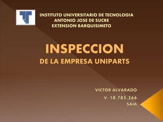 INSTITUTO UNIVERSITARIO DE TECNOLOGIA
ANTONIO JOSE DE SUCRE
EXTENSION BARQUISIMETO
 