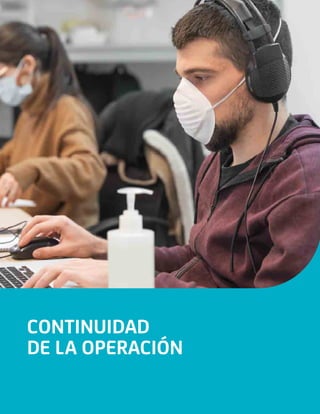 CONTINUIDAD
DE LA OPERACIÓN
 