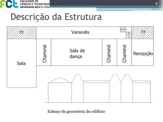 Descrição da Estrutura6Esboço da geometria do edifício 
