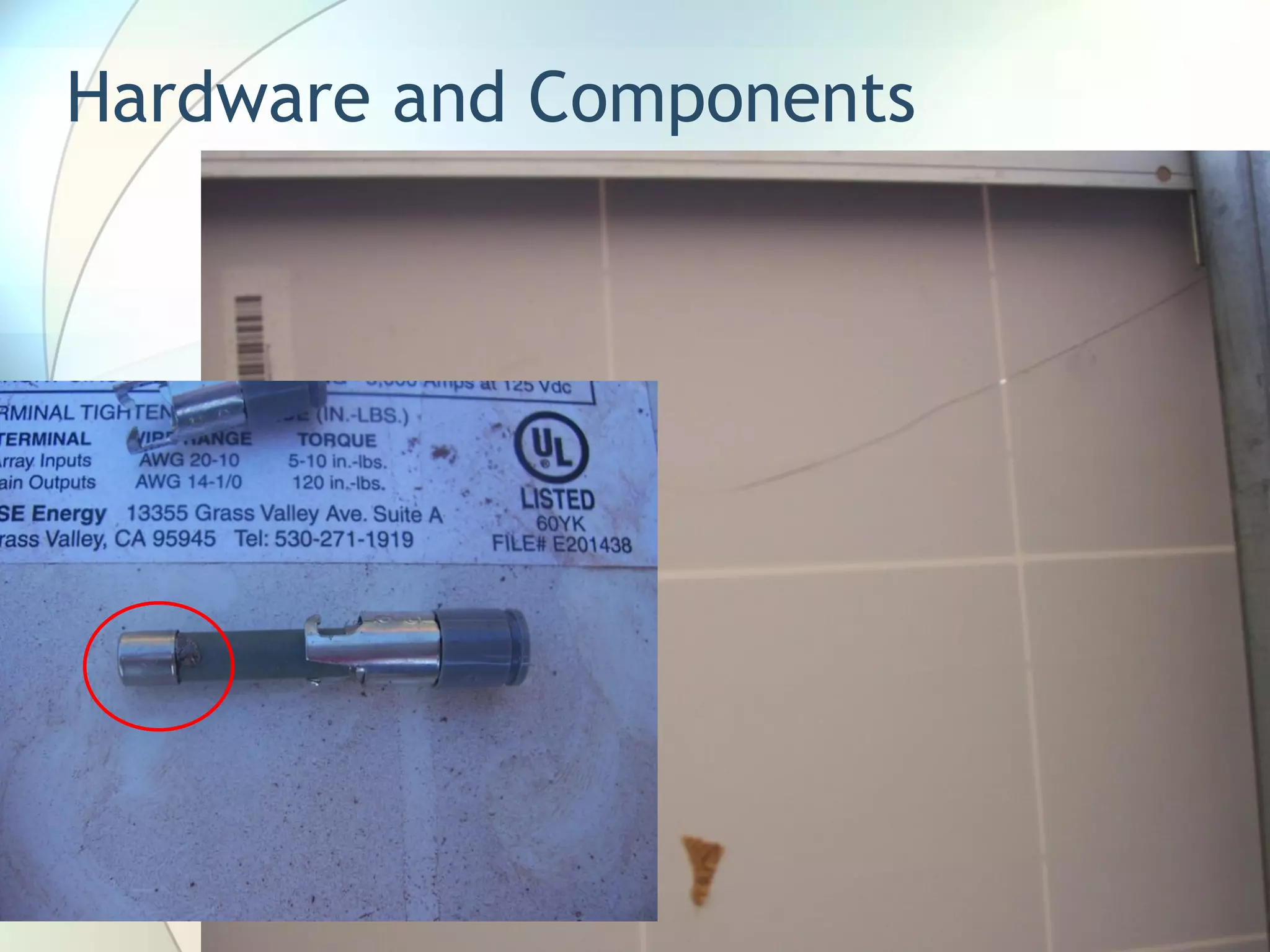 Hardware and Components
 