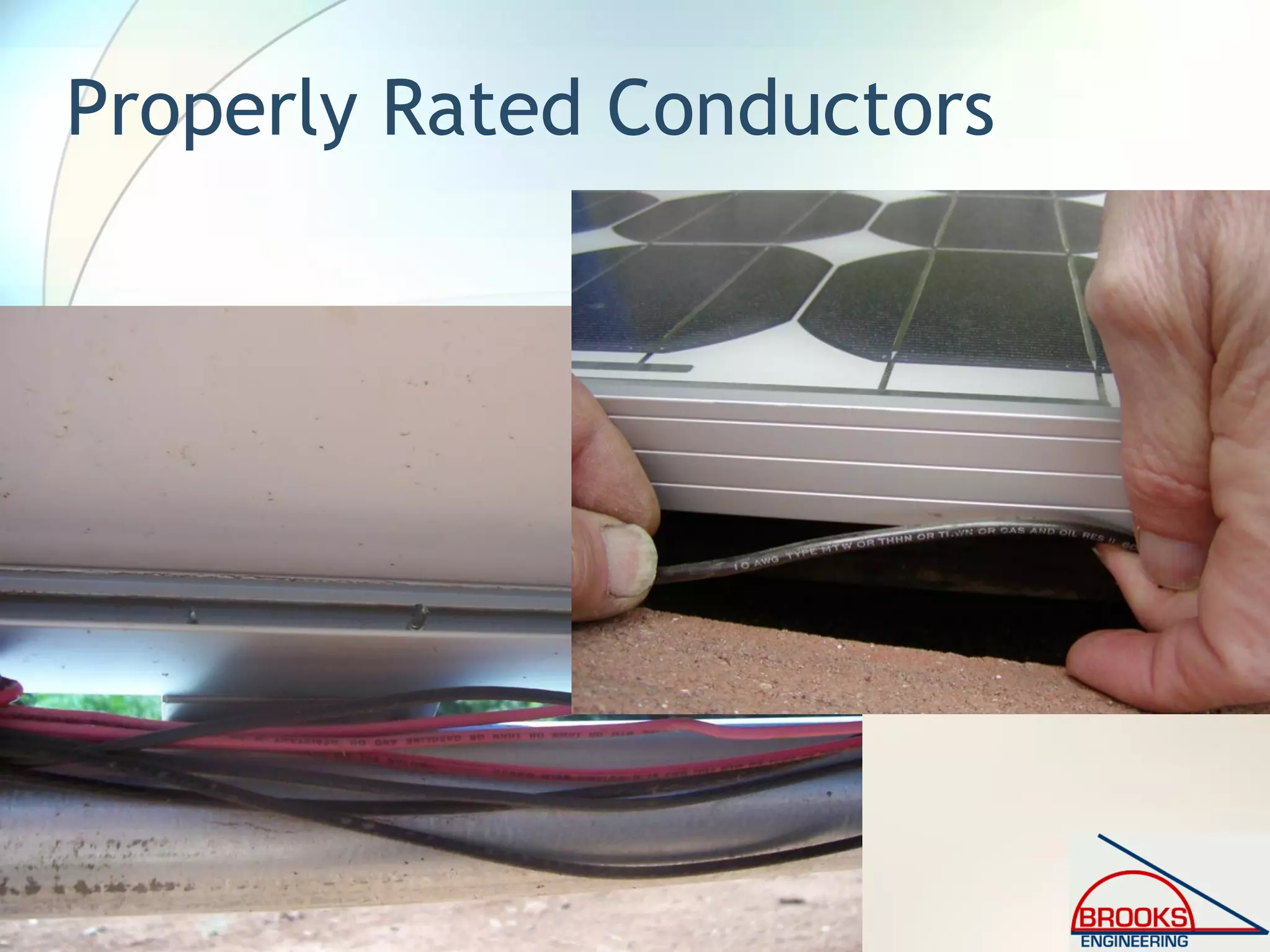 Properly Rated Conductors
 