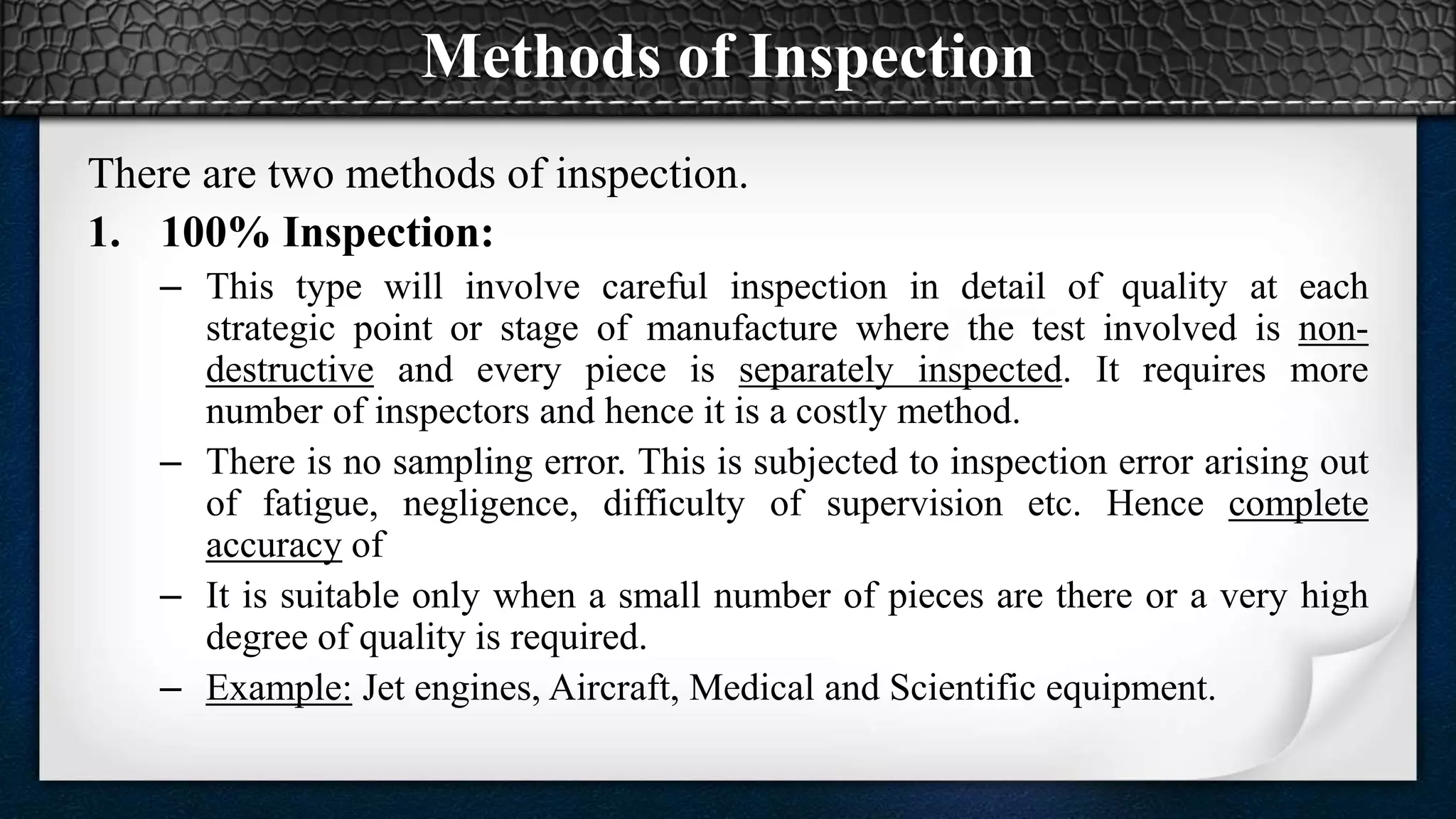 Inspection | PPTX