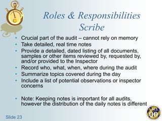 inspection-readiness for Pharmaceuticals | PPT