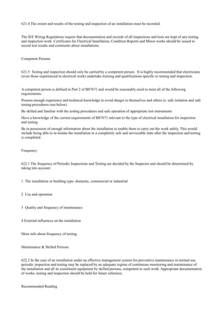 Inspection and testing | PDF