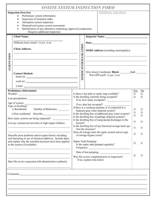 Septic tank inspection guide | PDF