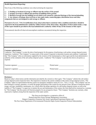 Septic tank inspection guide | PDF