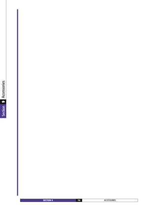 ACCESSORIESSECTION 9 74
Section9Accessories
 