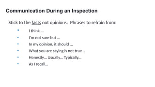 Think Inspection Ready Inspection Readiness, Inspection readiness for clinical trial site..pptx