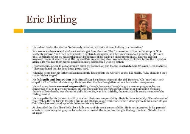 Eric birling quotes image