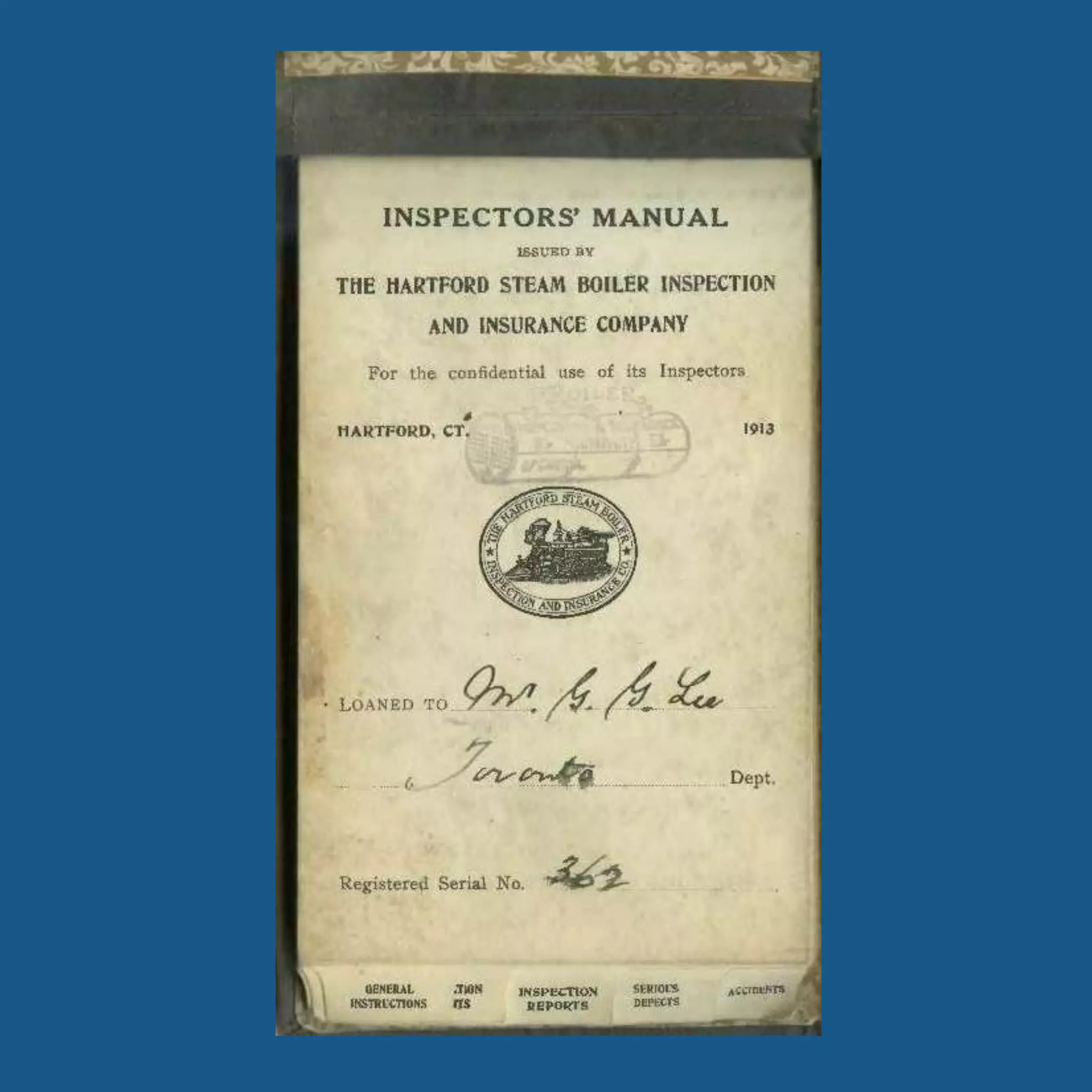 1913 Inspector's Manual | PPTX
