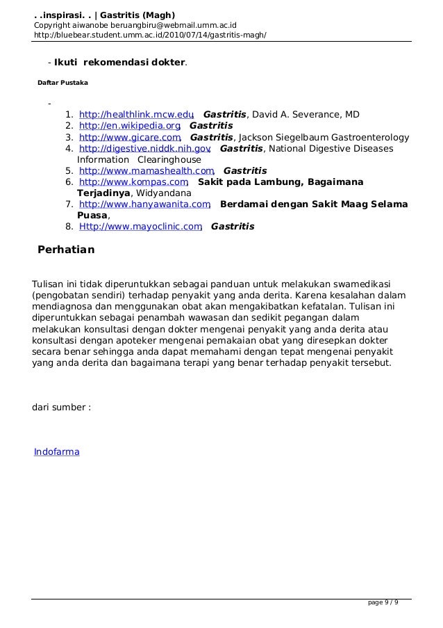 Gastritis (magh)