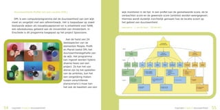 Duurzaamheids Proﬁel van een Locatie (DPL)                                wijk monitoren in de tijd. In een proﬁel kan de gerealiseerde score, de te
                                                                                verwachten score en de gewenste score (ambitie) worden weergegeven.
       DPL is een computerprogramma dat de duurzaamheid van een wijk            Hiermee wordt duidelijk inzichtelijk gemaakt hoe de locatie scoort op
     meet en vergelijkt met een referentiewijk. Het is toepasbaar op zowel      het gebied van duurzaamheid.
     bestaande wijken als nieuwbouwplannen en is ontwikkeld voor IVAM,
                                                                                www.ivam.nl - L. van der Noort - 020 525 5912
     een adviesbureau gelieerd aan de Universiteit van Amsterdam. In
     Enschede is dit progamma toegepast op het project Spoorzone.

                                                  Aan de hand van 24
                                                deelaspecten van de
                                                elementen People, Proﬁt
                                                en Planet toetst DPL het
                                                duurzaamheidsgehalte van
                                                de wijk. Het programma
                                                kan ingezet worden tijdens
                                                diverse fases van een
                                                project. Zo kan het van
                                                dienst zijn bij het opstellen
                                                van de ambities, kan het
                                                een vergelijking maken
                                                tussen verschillende
                                                planscenario’s maar kan
                                                het ook de kwaliteit van een




54   inspiratieboekduurzaamheid                                                                                               inspiratieboekduurzaamheid   55
 