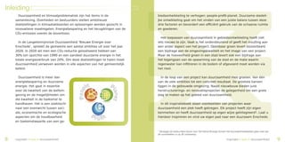 Inleiding
      Duurzaamheid en klimaatproblematiek zijn hot items in de             biedsontwikkeling te verhogen: people-proﬁt-planet. Duurzame stedeli-
    samenleving. Overheden en bestuurders stellen ambitieuze               jke ontwikkeling gaat om het vinden van een juiste balans tussen deze
    doelstellingen in klimaatakkoorden en oplossingen worden gezocht in    drie factoren en bevordert een efﬁciënt gebruik van de schaarse ruimte
    innovatieve maatregelen. Energiebesparing en het terugdringen van de   en goederen.
    CO2-emissies voeren de boventoon.
                                                                             Het toepassen van duurzaamheid in gebiedsontwikkeling hoeft niet
      In de Langetermijnvisie Duurzaamheid ‘Nieuwe Energie voor            iets nieuws te zijn. Vaak is het ondersteunend of geeft het invulling aan
    Enschede’, spreekt de gemeente een aantal ambities uit voor het jaar   een ander aspect van het project. Openbaar groen levert bijvoorbeeld
    2020. In 2020 wil men een CO2-reductie gerealiseerd hebben van         een bijdrage aan de omgevingskwaliteit en het imago van een project.
    30% ten opzichte van 1990 en een aandeel duurzame energie in het       Maar de hoeveelheid groen in een stad levert ook een bijdrage aan
    totale energieverbruik van 20%. Om deze doelstellingen te halen moet   het tegengaan van de opwarming van de stad en de mate waarin
    duurzaamheid verweven worden in alle aspecten van het gemeentelijk     regenwater kan inﬁltreren in de bodem of afgevoerd moet worden via
    beleid.                                                                het riool.

      Duurzaamheid is meer dan                                                In de loop van een project kan duurzaamheid mee groeien. Van één
    energiebesparing en duurzame                                           van de vele ambities tot een concreet resultaat. De grootste kansen
    energie. Het gaat in essentie                                          liggen in de gebouwde omgeving. Naast nieuwbouw bieden juist
    over de kwaliteit van de leefom-                                       herstructurerings- en renovatieprojecten de gelegenheid om een grote
    geving en de mogelijkheden om                                          slag te maken op het gebied van duurzaamheid.
    die kwaliteit in de toekomst te
    handhaven. Het is een zoektocht                                          In dit inspiratieboek staan voorbeelden van projecten waar
    naar een evenwicht tussen soci-                                        duurzaamheid een plek heeft gekregen. Elk project heeft zijn eigen
    ale, economische en ecologische                                        kenmerken en heeft duurzaamheid op eigen wijze geïntegreerd1. Laat u
    aspecten om de houdbaarheid                                            hierdoor inspireren en vind uw eigen pad naar een duurzaam Enschede.
    en toekomstwaarde van een ge-


                                                                           1
                                                                            Vanwege de bestuurlijke keuze voor het thema Energie binnen het duurzaamheidsbeleid gaan veel van
                                                                           de voorbeelden in op dit onderwerp.

8   inspiratieboekduurzaamheid                                                                                                       inspiratieboekduurzaamheid             9
 