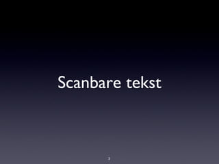 Scanbare tekst 