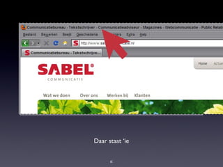 Daar staat ‘ie 