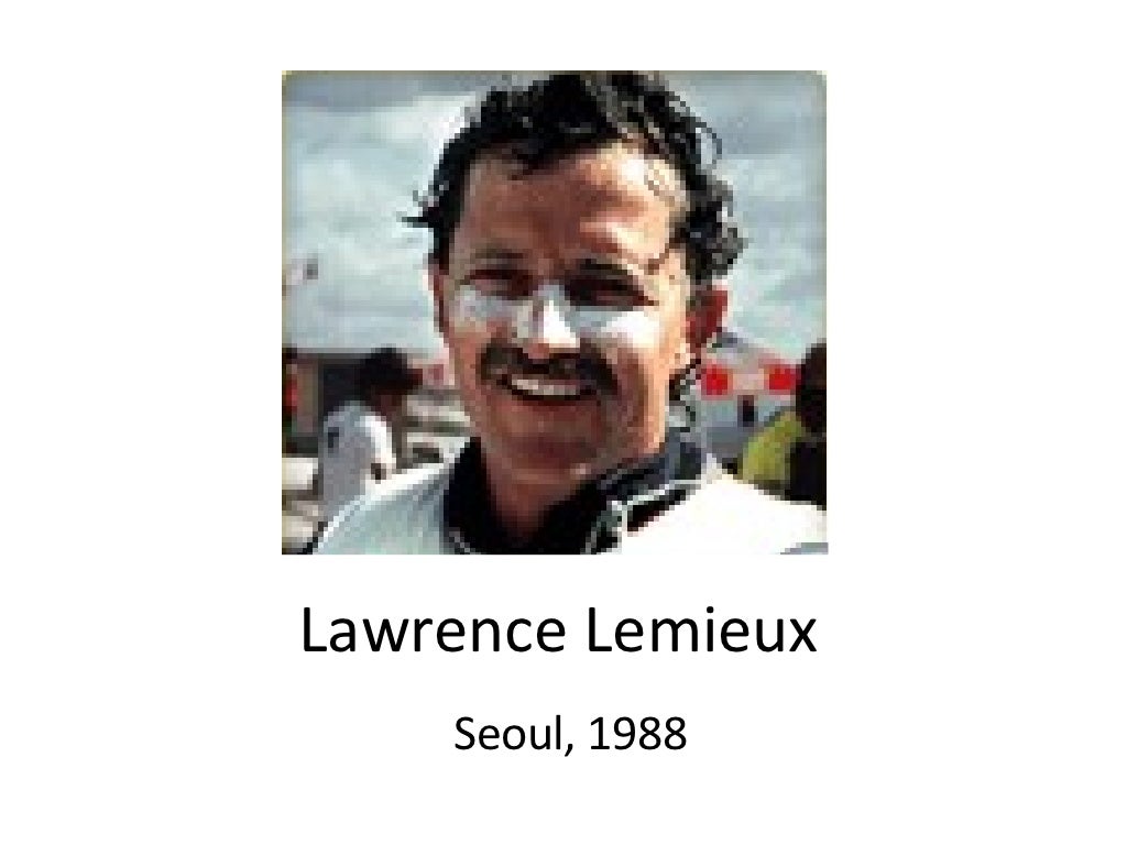 Lawrence Lemieux Seoul, 1988