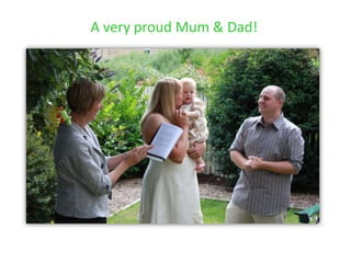 A very proud Mum & Dad!
 