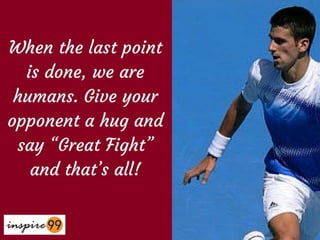 Novak Quotes Inspirational novak djokovik quotes | PPTX