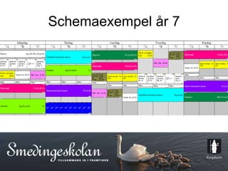 Schemaexempel år 7 