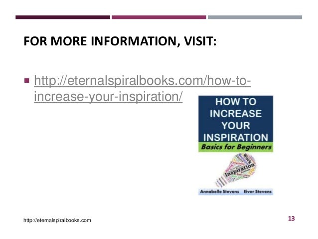 How To Increase Your Inspiration