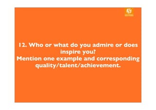 5. Characterize both
individuals
(question 4)
with one word!
 