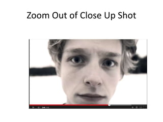 Zoom Out of Close Up Shot 
 