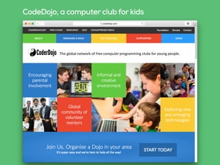 CodeDojo, a computer club for kids
 