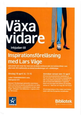 Inspirationsforelasningar