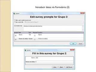Introducir datos vía Formulario (2)  
