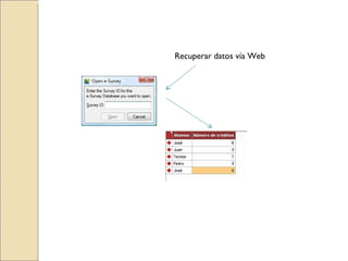 Recuperar datos vía Web 