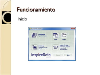Funcionamiento Inicio 
