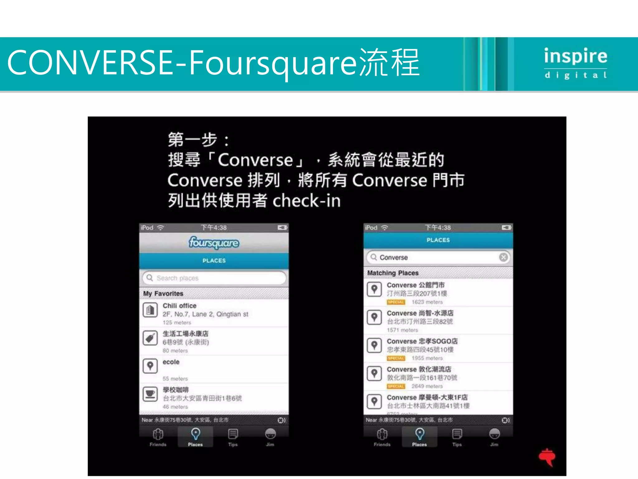 CONVERSE-Foursquare流程
 