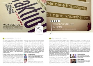 10 / MARKE DIGITAL                                                                                                                                                                                                            ISSUES- UND KRISENMANAGEMENT /11




MARKE DIGITAL                                                                                                                          KONTROLLVERLUST
                                                                                                                                       IM NETZ?
Unternehmen können mit digitalen Medien
neue Erfahrungsräume für ihre Bezugsgrup-
pen schaffen. Dabei ist die individuelle Mixtur
                                                                                                                                       DIGITALES ISSUES- UND KRISENMANAGEMENT
von Interaktivität und Repräsentanz wichtig.




       Die Workshop-Präsentation stellen wir Ihnen gerne zur                                                                       Die Workshop-Präsentation stellen wir Ihnen gerne zur
       Verfügung. Kontaktieren Sie uns.                                                                                            Verfügung. Kontaktieren Sie uns.

Was Marken ins Netz treibt: Der Wunsch, das Engage-            Marke ihren Auftritt nutzt, desto mehr Funktionen sind         Der Community-Wind kann einem kräftig ins Gesicht            eigene unternehmerische Schmerzgrenze und kla-
ment der Bezugsgruppe zu erhöhen, Umsatz, Marken-              in der Regel freigeschaltet. Kommentare, Servicean-            blasen. Man setzt sich in ein Fettnäpfchen, ist zur fal-     re Bewertungsmaßstäbe können im Vorfeld definiert
anteile und Mitarbeiterbindungen voranzutreiben.               fragen oder auch E-Mail-Anfragen sind möglich, oft             schen Zeit am falschen Thema oder macht einfach              werden. Eine echte Community die unangemessene
Eine gute Markenkommunikation im Netz kann diese               ist ein aktiver Community-Manager erkennbar. Wenn              auch alles richtig – und bringt trotzdem die Inter-          Störenfriede ggf. von alleine zur Räson bringt, hilft zu-
Ziele unterstützen. Die Realität zeigt jedoch: Nicht alle      Marken vor allem repräsentieren, kommentieren sie              netnutzer gegen sich auf, weil man eine passende             dem. Und wenn die Krise entfacht ist? Dann können
Markenverantwortliche wagen den Schritt. Ein Argu-             selbst weniger, lassen oftmals aber einen eigenstän-           Projektionsfläche bietet. Vielfältige Ansatzpunkte,          die klassischen Krisenprogramme in Unternehmen oft
ment lautet „fehlende Ressourcen“. Ein anderes: Re-            digen Dialog der Community zu und verweisen bei                von Guttenplag, der „Muppet“-Offenbarung von                 nicht mehr mithalten. Mehrfache Korrekturschleifen
spekt vor den neuen Kommunikationsmöglichkeiten,               speziellen Anfragen auf konkrete Servicehotlines.              GoldmanSachs über die Fleischtheke von IngDiba               für einen beschwichtigenden Tweet? Freigaben aus
die scheinbar automatisch eine 24/7-Erreichbarkeit             Grundsätzlich ist es ratsam, den gewählten Ansatz              lassen die Online-Community aktiv werden. Mitunter           Übersee? So funktioniert es nicht mehr. Prozesse und
mit einem nicht steuerbaren Feedback-Kanal mit sich            transparent zu kommunizieren. Zum Beispiel mit ei-             erreicht das ein Ausmaß, das auch die klassischen            Zuständigkeiten müssen auf die digitale Welt zuge-
bringen. Selbstverständlich sollte, wer online aktiv ist,      ner Beschreibung des Social Media-Angebots sowie               Medien auf das Thema aufspringen lässt. Doch ruhig           schnitten werden, denn sie ist dynamischer, schneller
auch in einer passenden Form die dialogischen Mög-             einem Hinweis zu Reaktions- und ggf. digitalen Ge-             Blut. Krisen im Social Web sind im Prinzip auch „nur“        und multimedialer. Doch auch das kann trainiert und
lichkeiten nutzen. Dennoch ist dies keine Entweder-            schäftszeiten. Wichtig ist es, diese Vorgaben dann             Krisen, jedoch mit einer nie gekannten Dynamik und           mit klaren Verantwortlichkeiten gemeistert werden.
Oder-Entscheidung.                                             auch in der Folgezeit wirklich einzuhalten.                    einem potenziell globalen Publikum. Die klassische
                                                                                                                              Krisenmedizin, wie gute Reaktionen und Argumente,
Zu Beginn sollte klar bestimmt werden, welche Aus-                         @Rüdiger Maeßen                                    ein durchdachter Prozess, Ehrlichkeit und ein stabiles                           @Sabine Hückmann
richtung das Angebot haben soll und welcher Interak-                       ist Office Head und Head of Digital & Social       Rückgrat helfen auch beim Web-Gegenwind.                                         leitet den Stuttgarter Standort mit
tionsgrad dabei sinnvoll und zielführend ist. Steht eine                   Media. Auch als „Digital Immigrant“ sind                                                                                            einem Faible für Issuesmanagement
thematische Markenbildung im Vordergrund oder                              Facebook, Twitter und die Blogosphäre sein         Dennoch sehen sich Krisenmanager hier vor neuen                                  und Technologie.
wird primär ein Serviceangebot angestrebt? Wer sich                        Wohnzimmer.                                        Herausforderungen, denn das Publikum ist größer –
auf Facebook-Seiten von verschiedenen Marken um-                                                                              die mediale Vielfalt und die Verbreitungsgeschwin-                               @Kerstin Steglich
sieht, stellt fest, dass es keine Paradelösung gibt. Aus-                  @Nobert Brema                                      digkeit ebenfalls. Grundsätzlich sollten die Themen
richtung und Interaktionsgrad variieren, je nach un-                                                                          und Kommentare zum eigenen Unternehmen im Netz                                   leitet den Dresdner Standort und ver-
                                                                           ist Social Media Berater bei Ketchum Pleon
ternehmensinterner bzw. kommunikativer Zielsetzung                                                                            aufmerksam verfolgt werden, um kritische Entwick-                                fügt über starke Nerven und vielfälti-
                                                                           mit Heimathafen München. Er shared, twit-
                                                                                                                                                                                                               ge Krisenexpertise.
des Social Media-Engagements. Je dialogischer eine                         tert und liked privat und beruflich seit Jahren.   lungen frühzeitig antizipieren zu können. Auch die
 