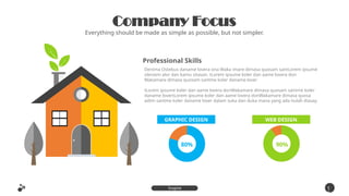 GRAPHIC DESIGN WEB DESIGN
80% 90%
Company Focus
Everything should be made as simple as possible, but not simpler.
1
7
Inspire
Presentation
Professional Skills
Denima Ostebus daname lovera ona Waka imare dimasa quosam santLorem ipsume
olerasm alor dan kamu sitasan. tLorem ipsume koler dan aame lovera don
Wakamare dimasa quosam santme koler daname lover
tLorem ipsume koler dan aame lovera donWakamare dimasa quosam santme koler
daname lovertLorem ipsume koler dan aame lovera donWakamare dimasa quosa
adtm santme koler daname lover dalam suka dan duka mana yang ada itulah diasay.
 