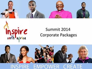 Summit 2014
Corporate Packages
 