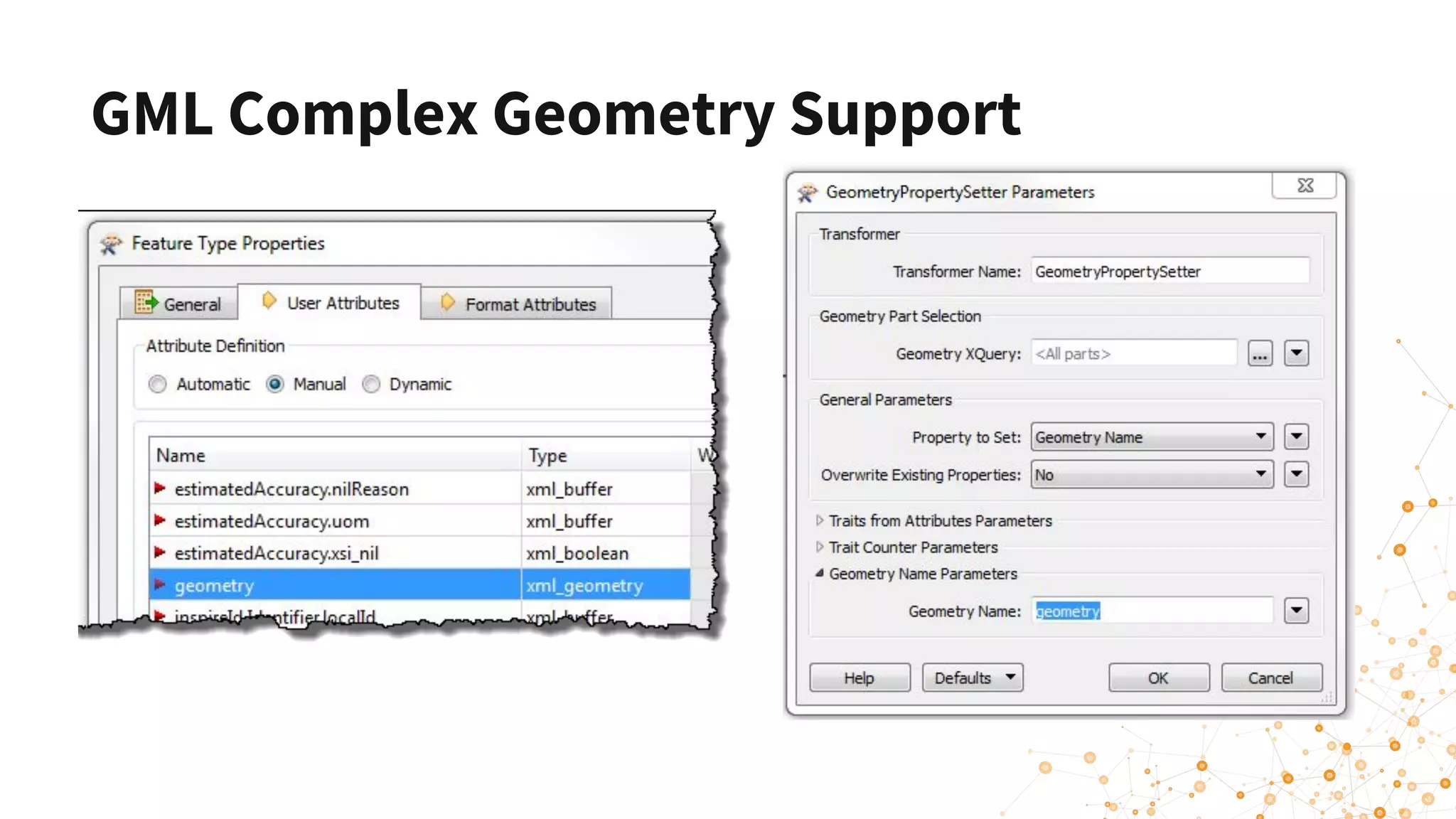 GML Complex Geometry Support
 