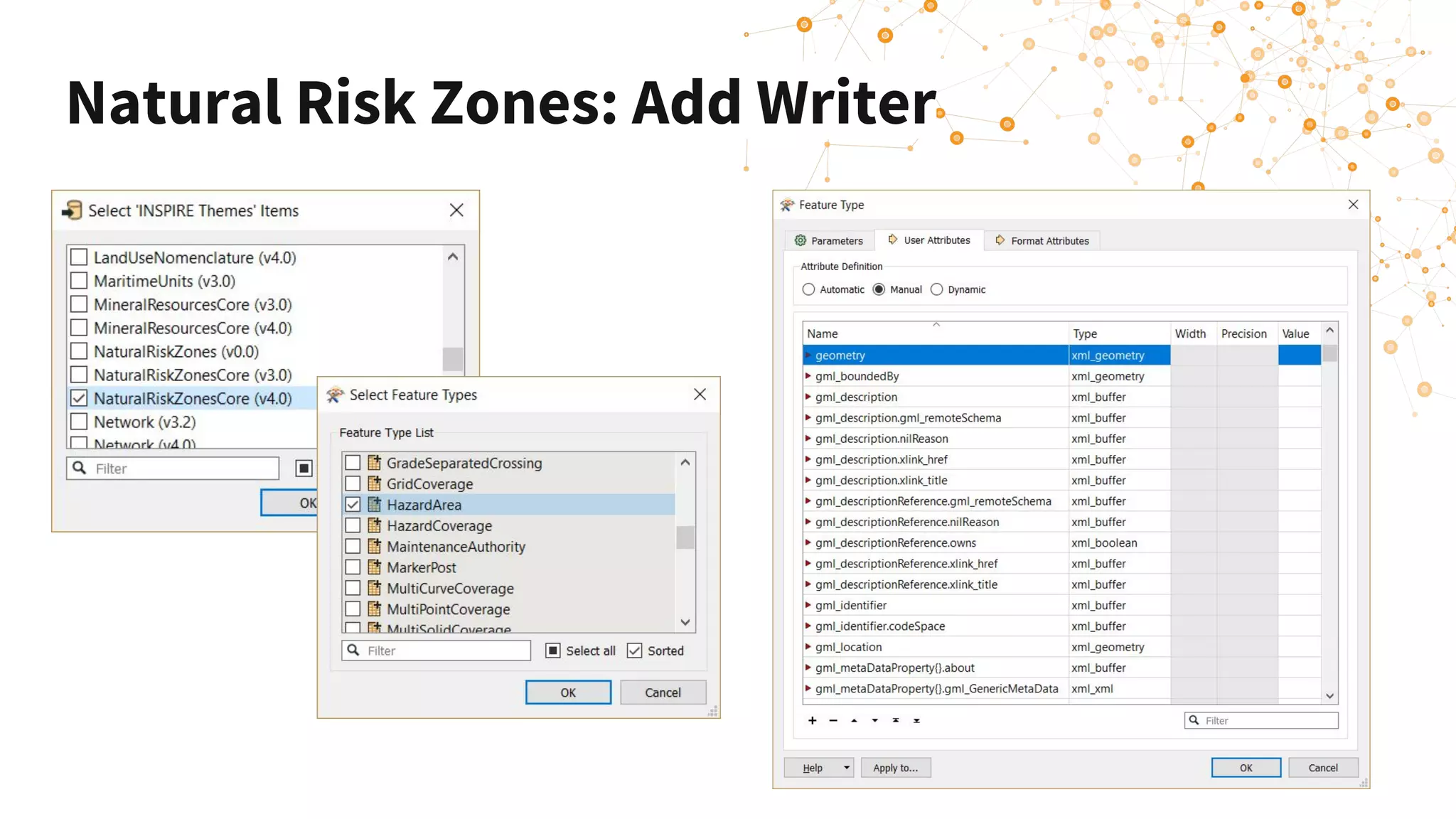 Natural Risk Zones: Add Writer
 