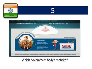 Which government body’s website?
5
 