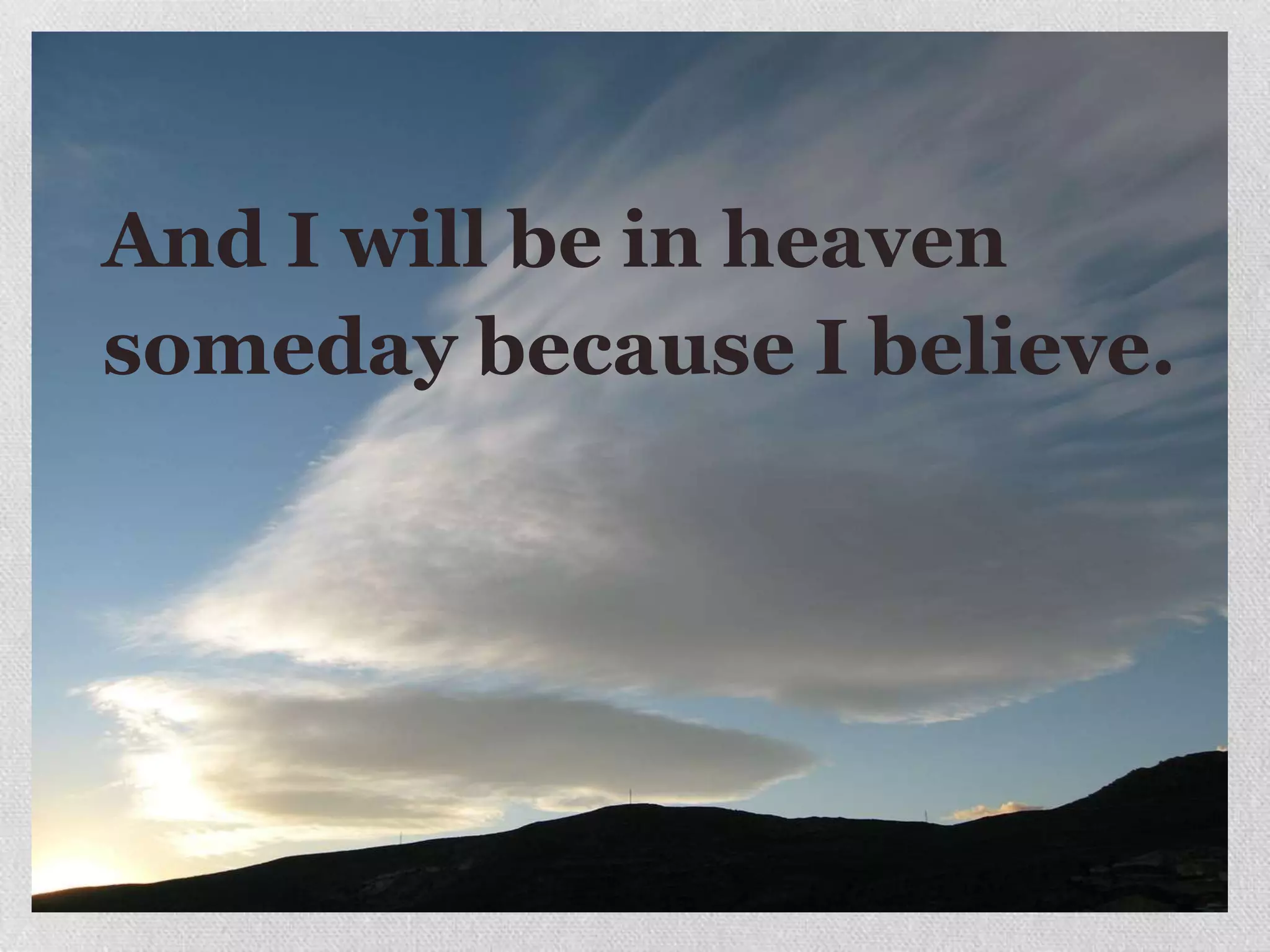Inspiring Poem And God Said No PPTX
